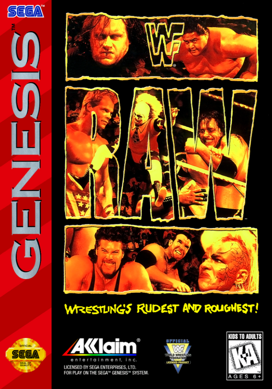 Wwf Raw (Usa) Genesis Print Poster