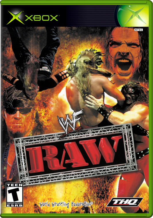 Wwf Raw Xbox Print Poster