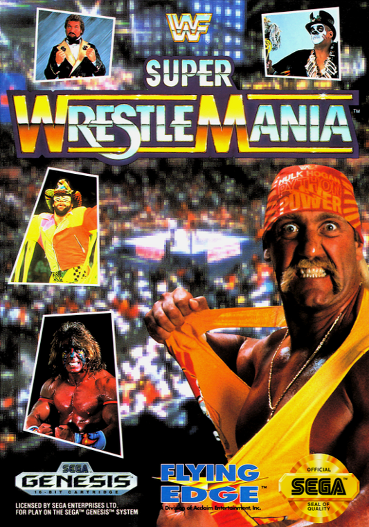 Wwf Super Wrestlemania (Usa) Genesis Print Poster
