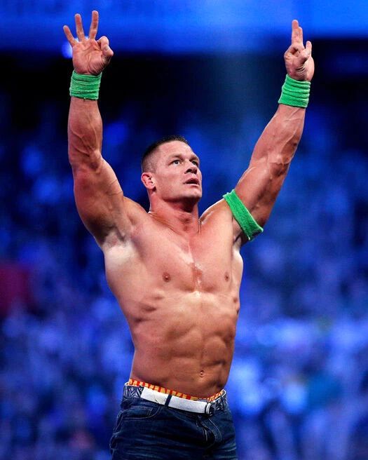 Wwf Wwe John Cena Glossy Keychain Pro Wrestling Keychain