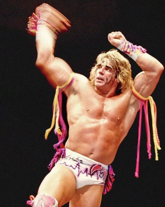 Wwf Wwe Ultimate Warrior Glossy Photo Wrestling Print Poster 2