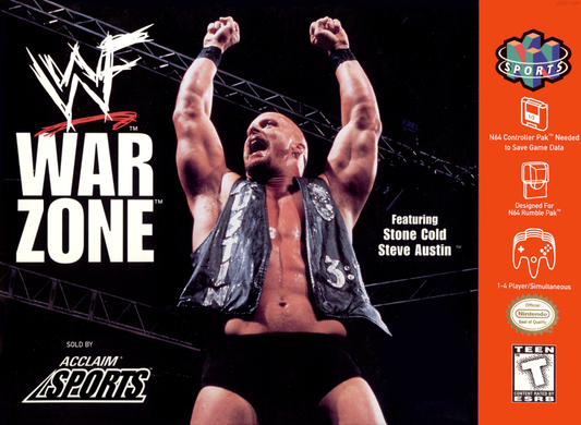 Wwf War Zone N64 Print Poster