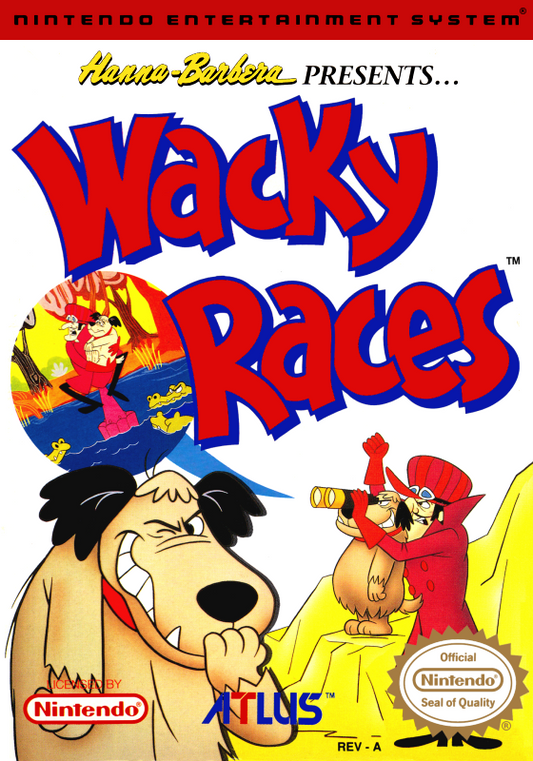 Wacky Races (Usa) Nes Print Poster