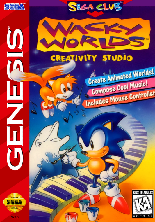 Wacky Worlds Creativity Studio (Usa) Genesis Keychain