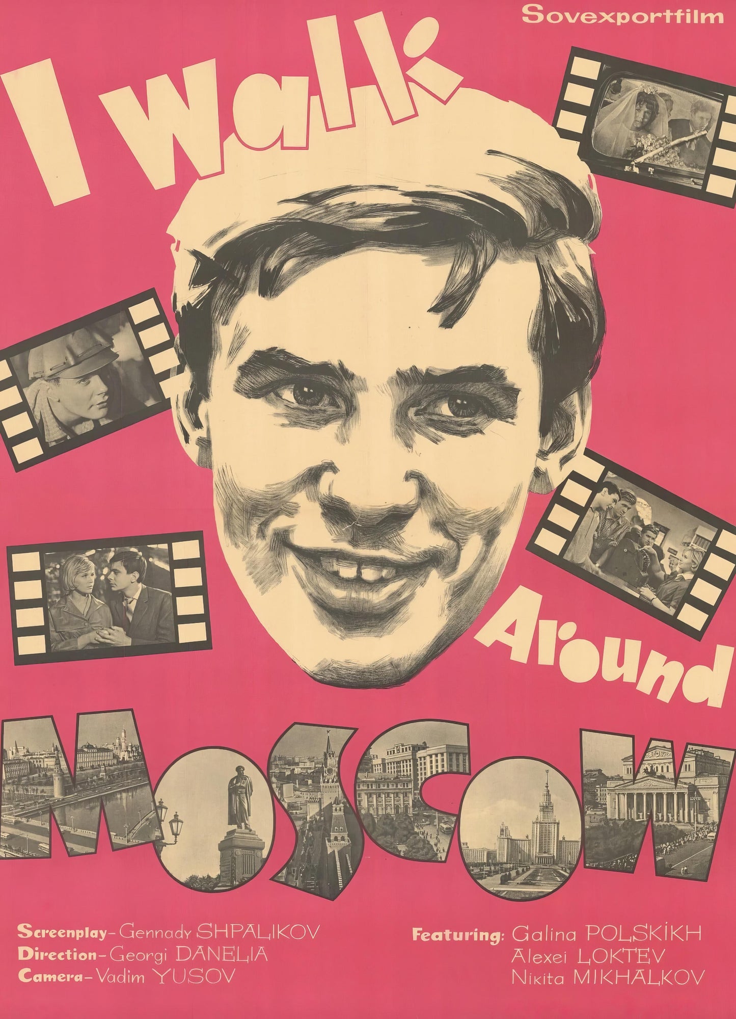 Walking The Streets Of Moscow (1964) Movie Magnet