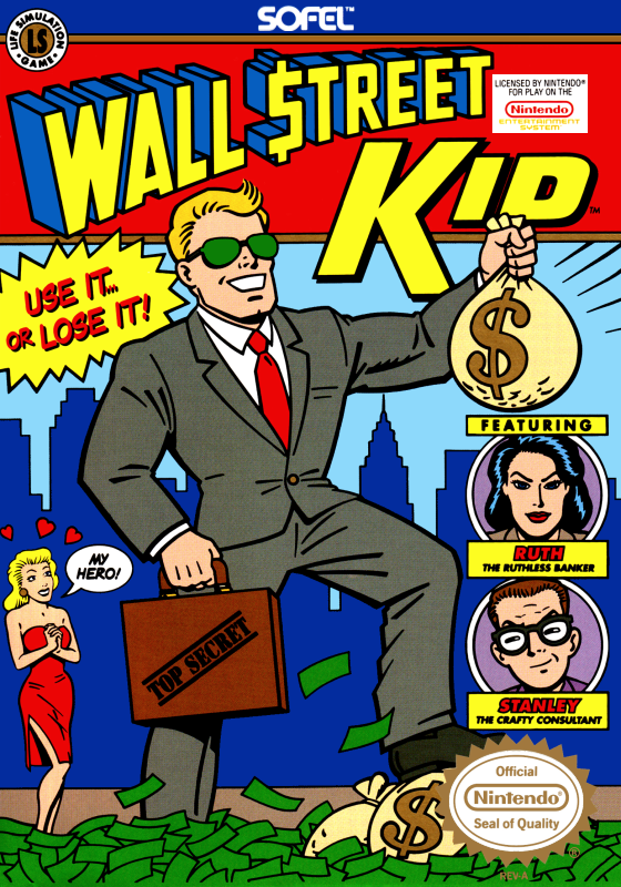 Wall Street Kid (Usa) Nes Print Poster