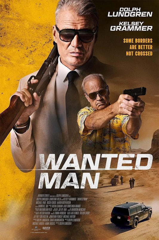 Wanted Man 2024 Action Thriller Movie Cinema Film Jigsaw Puzzle