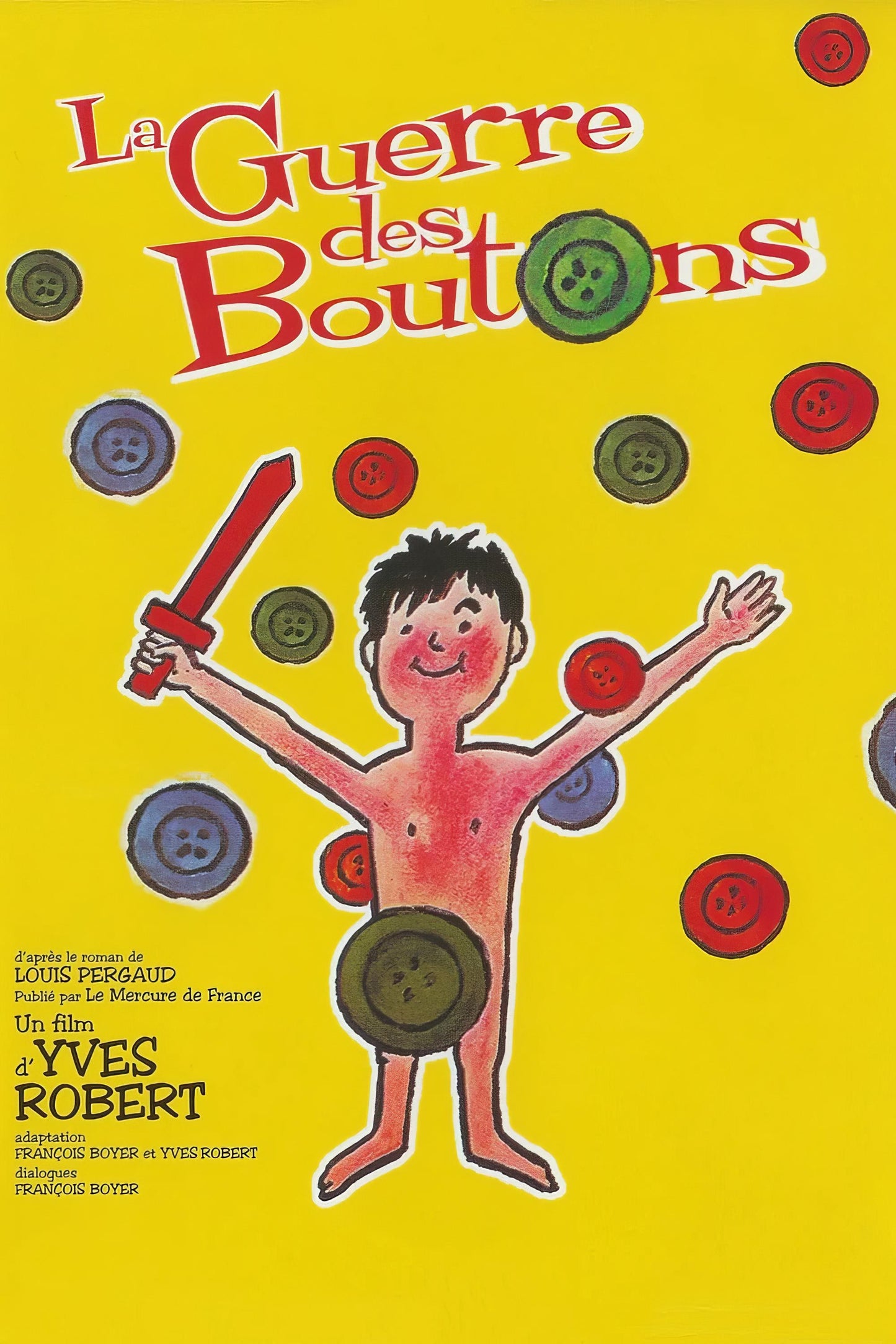 War Of The Buttons (1962) Movie Magnet