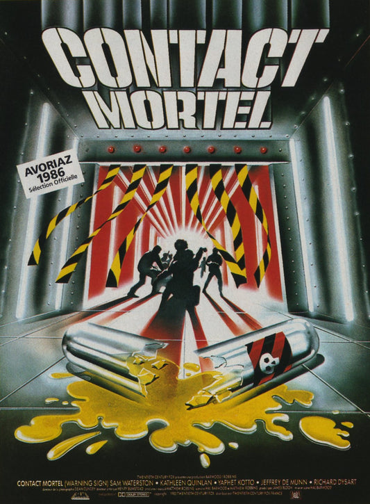 Warning Sign 01 Movie Magnet