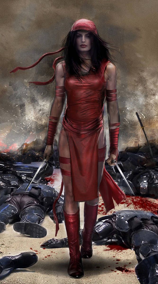 Warrior In Red Battlefield Print Poster