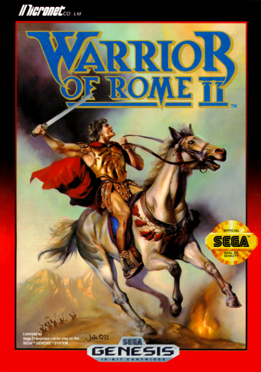 Warrior Of Rome Ii (Usa) Genesis Print Poster