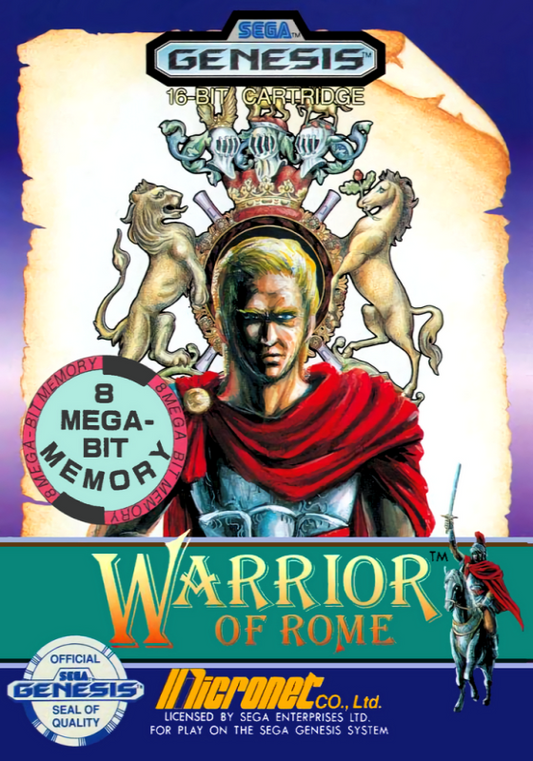 Warrior Of Rome (Usa) Genesis Print Poster