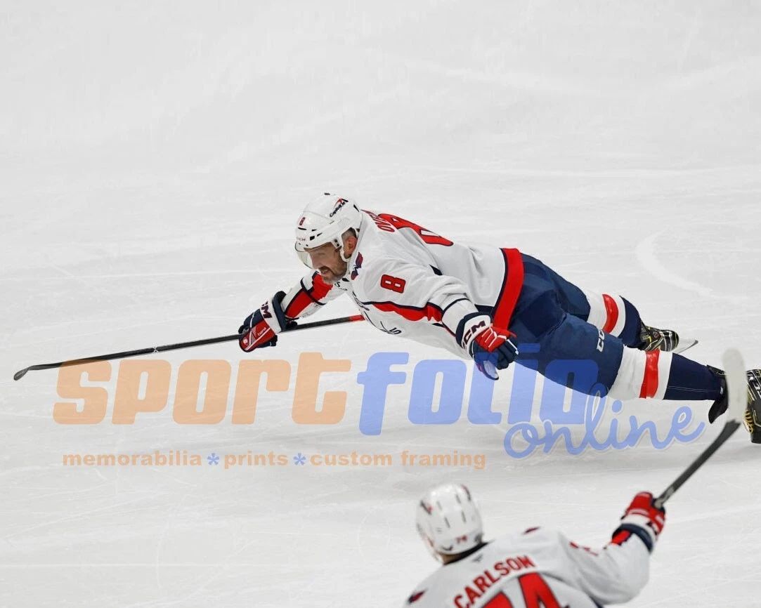 Washington Capitals Alex Ovechkin Glossy Magnet 895 Goals Record Print 2