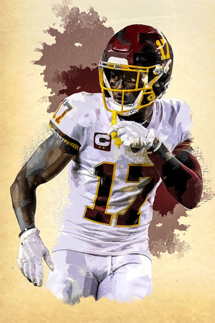 Washington Commanders Terry Mclaurin American Football Jigsaw Puzzle
