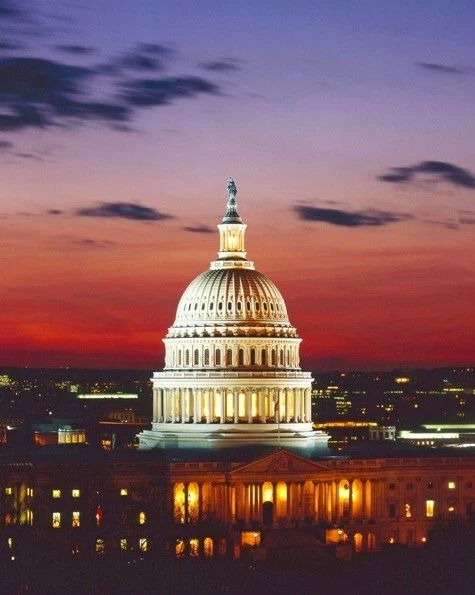 Washington D.C 2. Us Capitol Glossy Photo Print American Poster