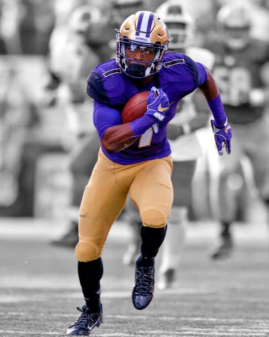 Washington Huskies John Ross Glossy Spotlight Photo Print College Poster