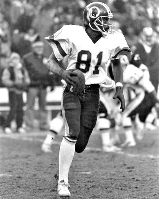 Washington Redskins Art Monk Glossy Keychain Print Football Keychain