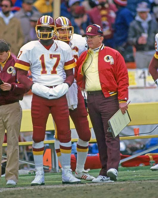 Washington Redskins Doug Williams And Joe Gibbs Glossy Keychain Keychain