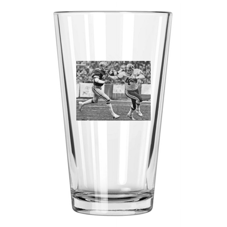Washington Redskins John Riggins Photo Nfl Football Pint Beer Drinking Glass
