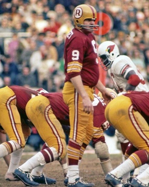 Washington Redskins Sonny Jurgensen Glossy Photo Football Print Hof 83 1