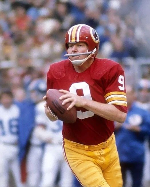 Washington Redskins Sonny Jurgensen Glossy Photo Football Print Hof 83 2