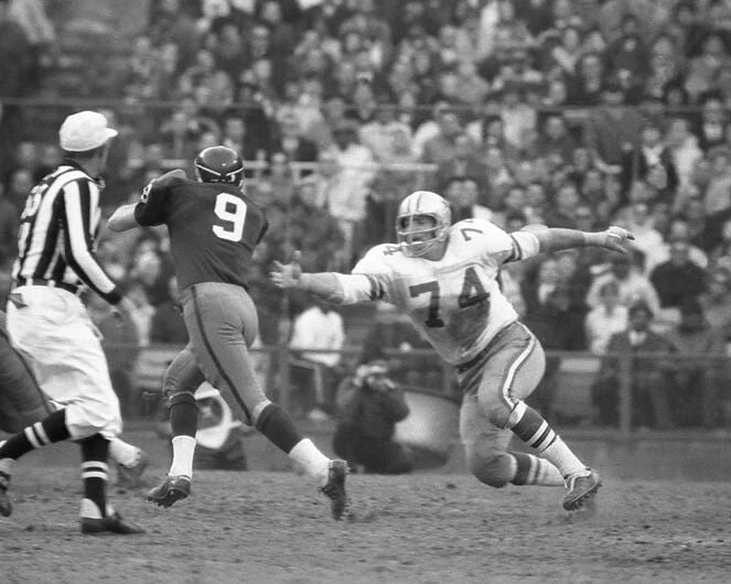 Washington Redskins Sonny Jurgensen Vs Cowboys Bob Lilly Glossy Magnet Print