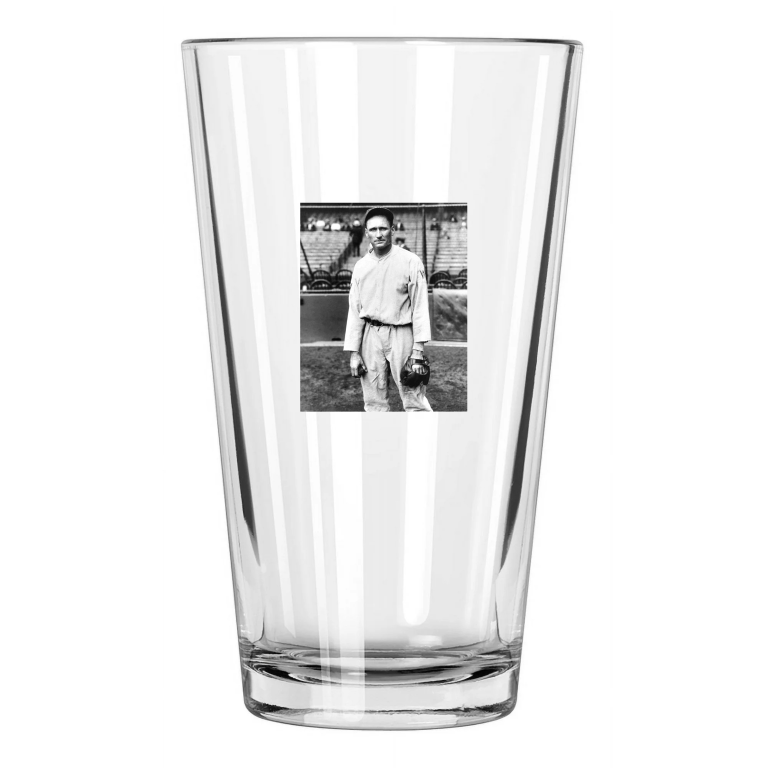 Washington Senators Walter Johnson Baseballgraph Pint Beer Drinking Glass