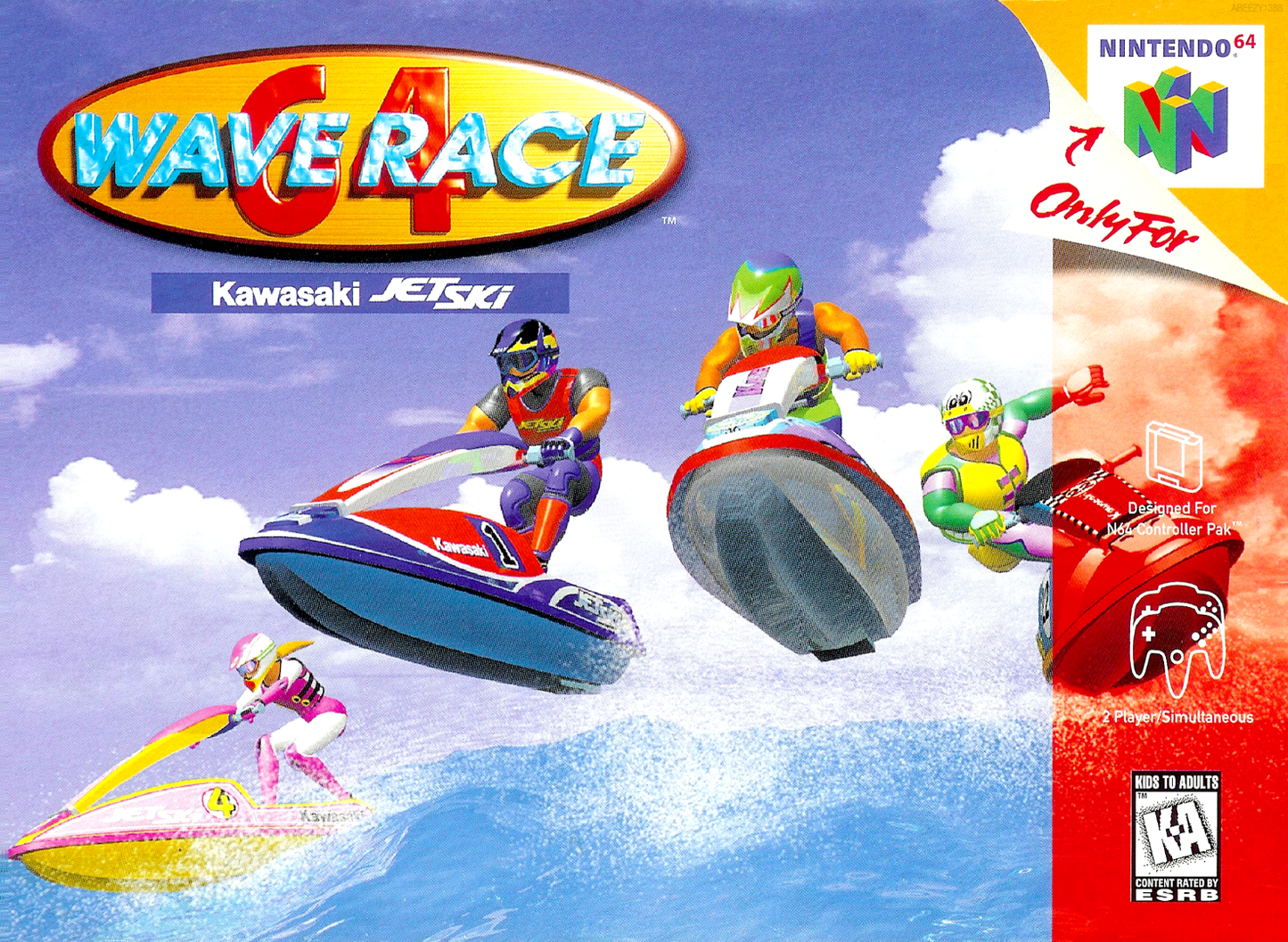 Wave Race 64 N64 Print Poster