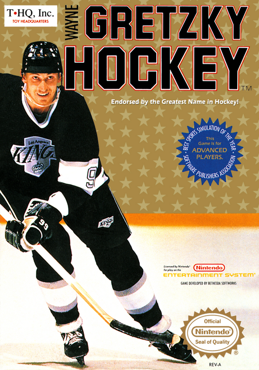Wayne Gretzky Hockey (Usa) Nes Print Poster