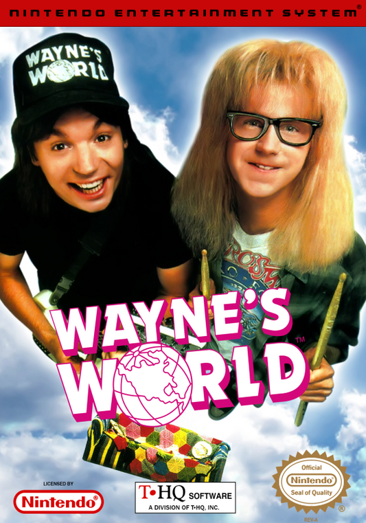 Wayne S World (Usa) Nes Print Poster