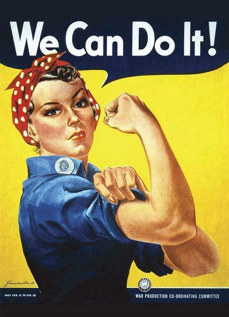We Can Do It World War Ii Keychain Of Rosie The Riveter Picture Keychain Keychain Print