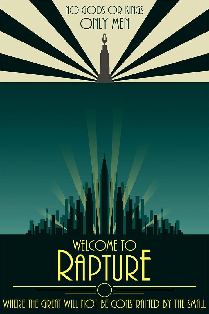 Welcome To Rapture Bioshock Hero Games Adventure Jigsaw Puzzle