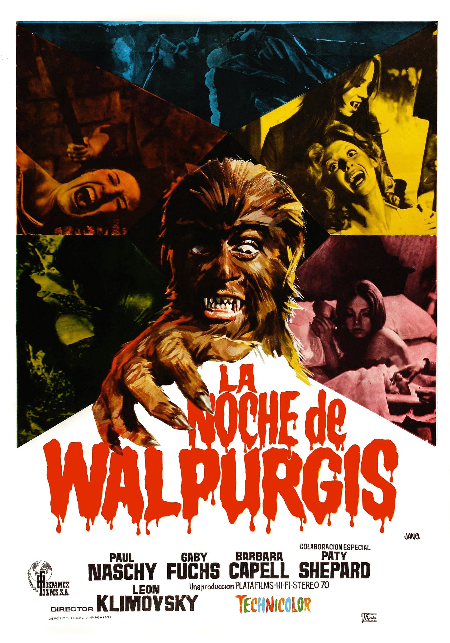 Werewolf Vs Vampire Woman 01 Movie Magnet