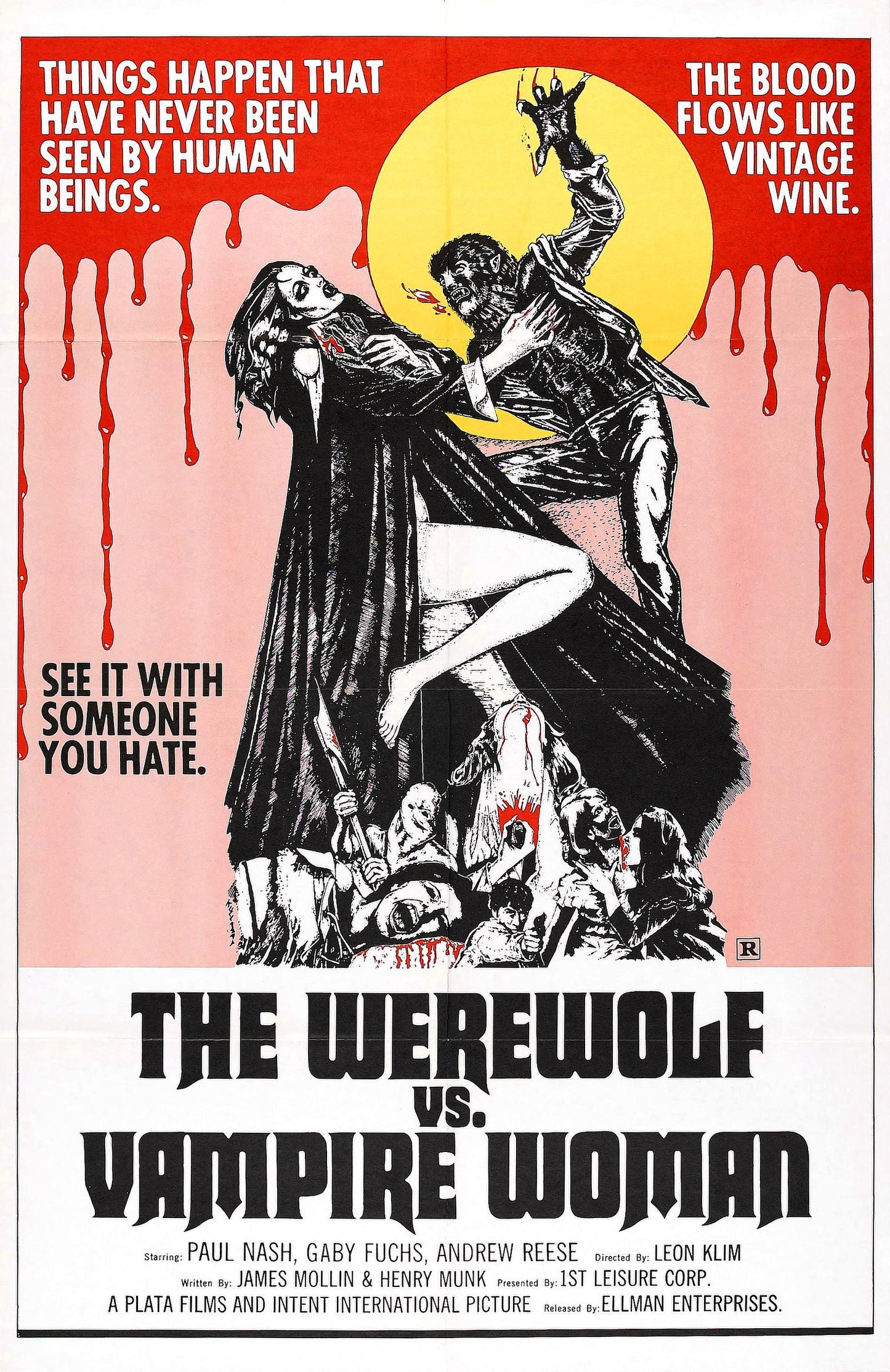 Werewolf Vs Vampire Woman 02 Movie Keychain