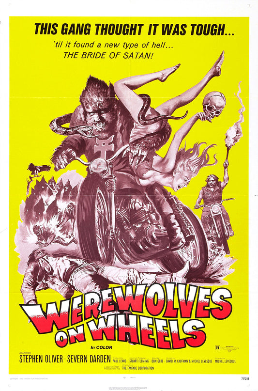 Werewolves On Wheels 01 Movie Poster