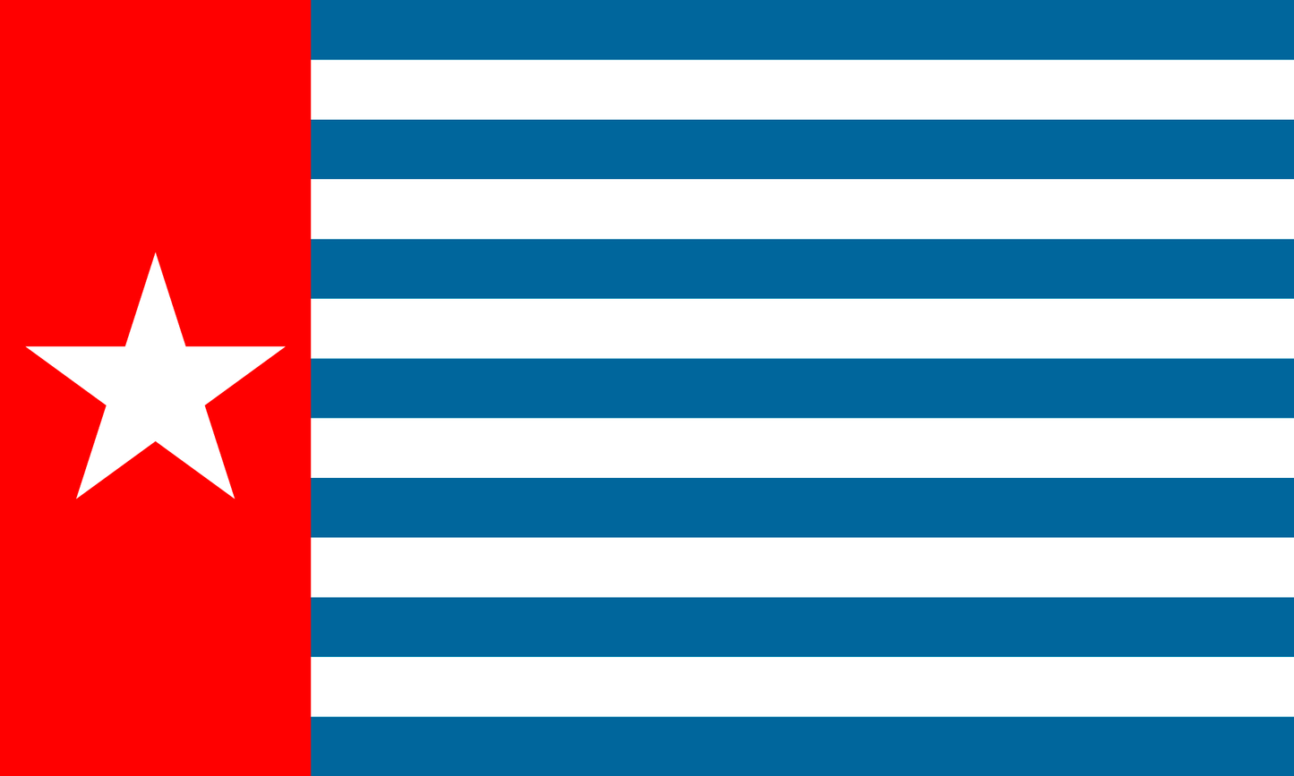 West Papua Flag Print Poster