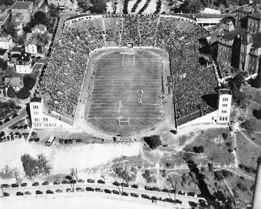 West Virginia Mountaineer Field Glossy Magnet Stadium Print College Magnet