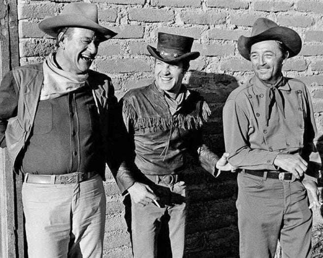 Western El Dorado Photo John Wayne, Jame Caan, Robert Mitchum Print Poster