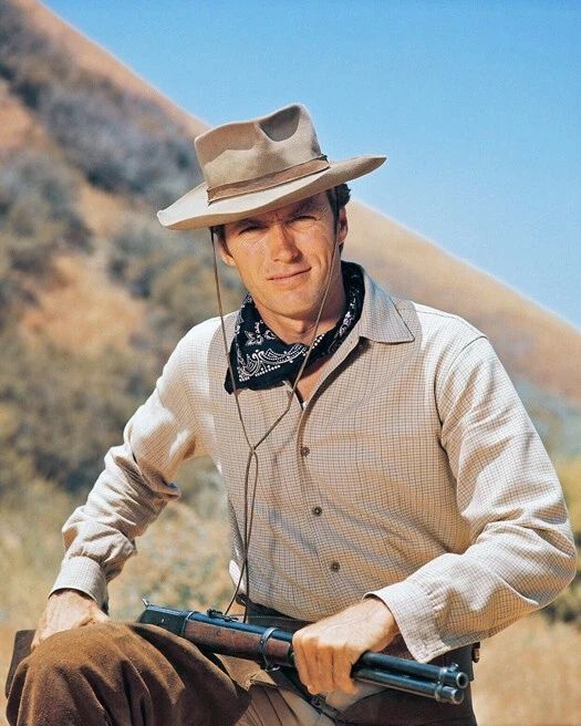 Western Tv Show Rawhide Starring Clint Eastwood Glossy Photo Poster Print 1