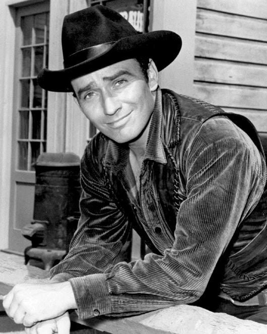 Western Tv Show The Virginian Glossy Keychain Keychain James Drury Print 2