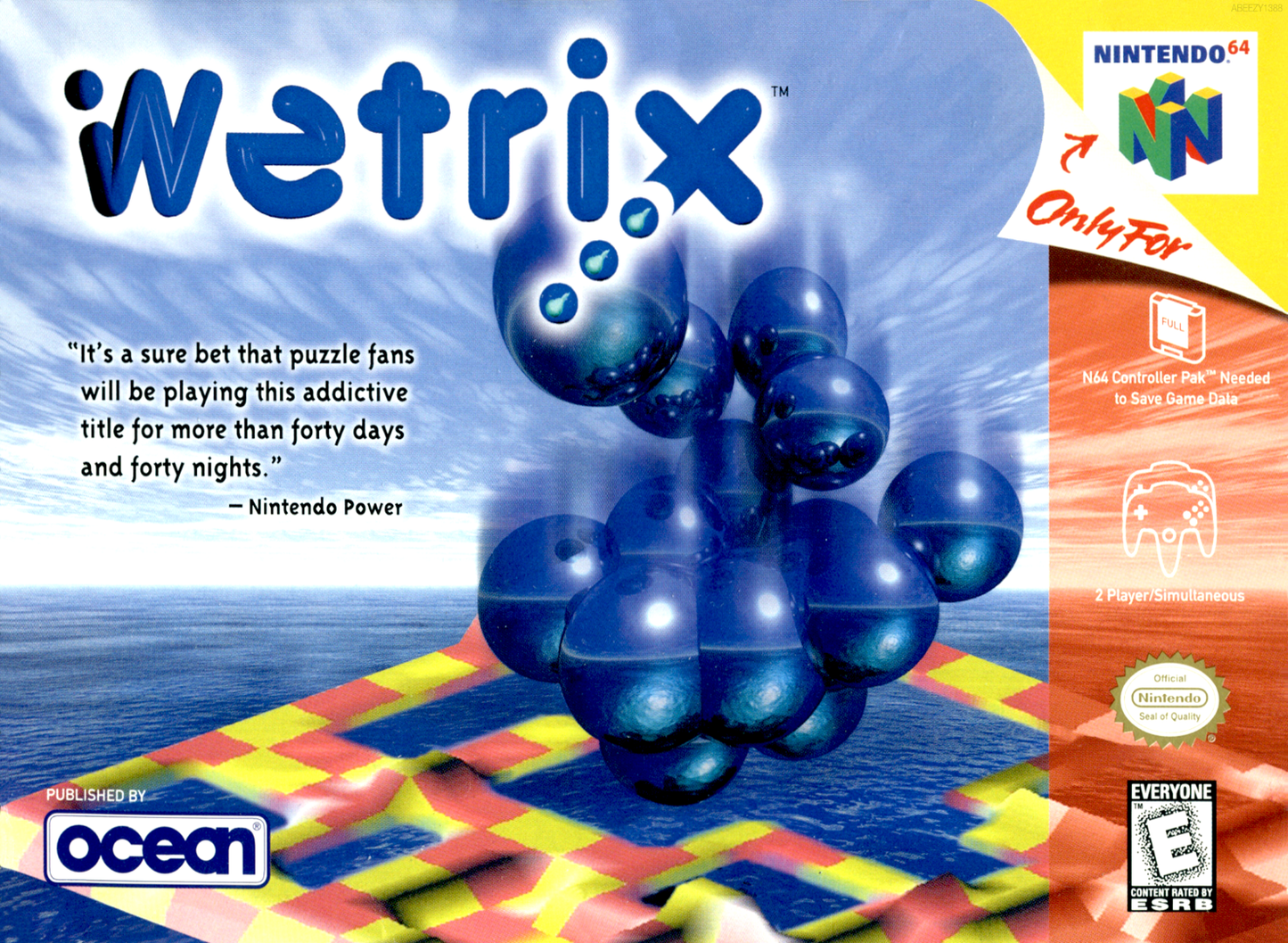 Wetrix N64 Print Poster