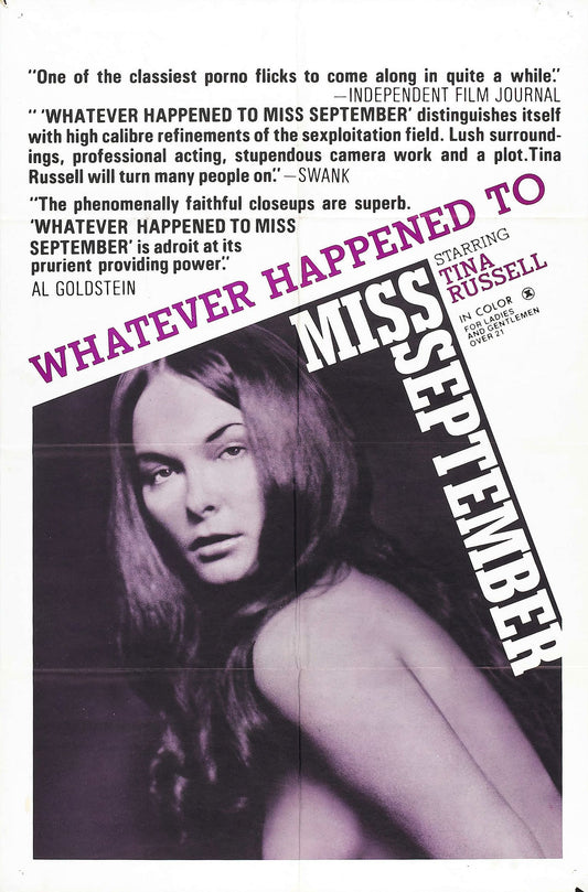 Whatever Happened To Miss September 01 Movie Poster