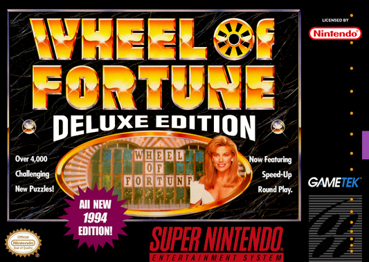 Wheel Of Fortune Deluxe Edition (Usa) Snes Print Poster
