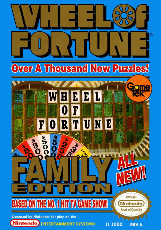 Wheel Of Fortune Family Edition (Usa) Nes Print Poster