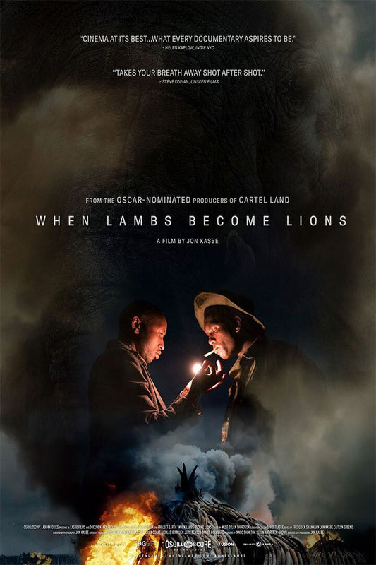 When Lambs Become Lions Movie Documentary Print Jigsaw Puzzle