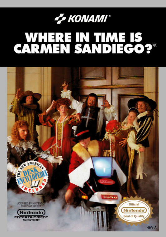 Where In Time Is Carmen Sandiego (Usa) Nes Print Poster