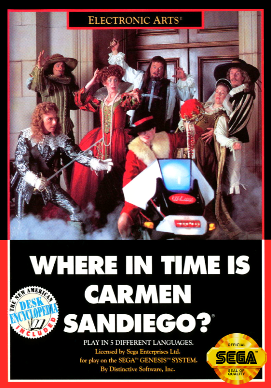 Where In Time Is Carmen Sandiego (Usa) Genesis Print Poster