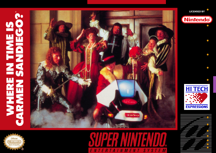 Where In Time Is Carmen Sandiego (Usa) Snes Print Poster