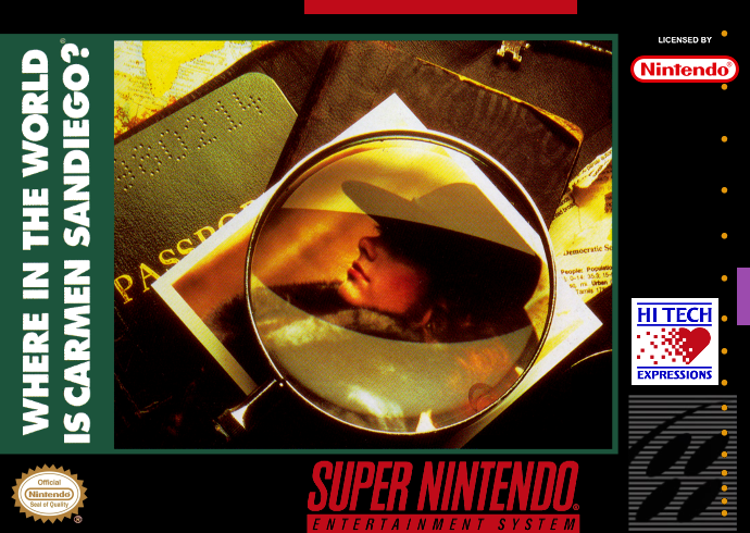 Where In The World Is Carmen Sandiego (Usa) Snes Keychain