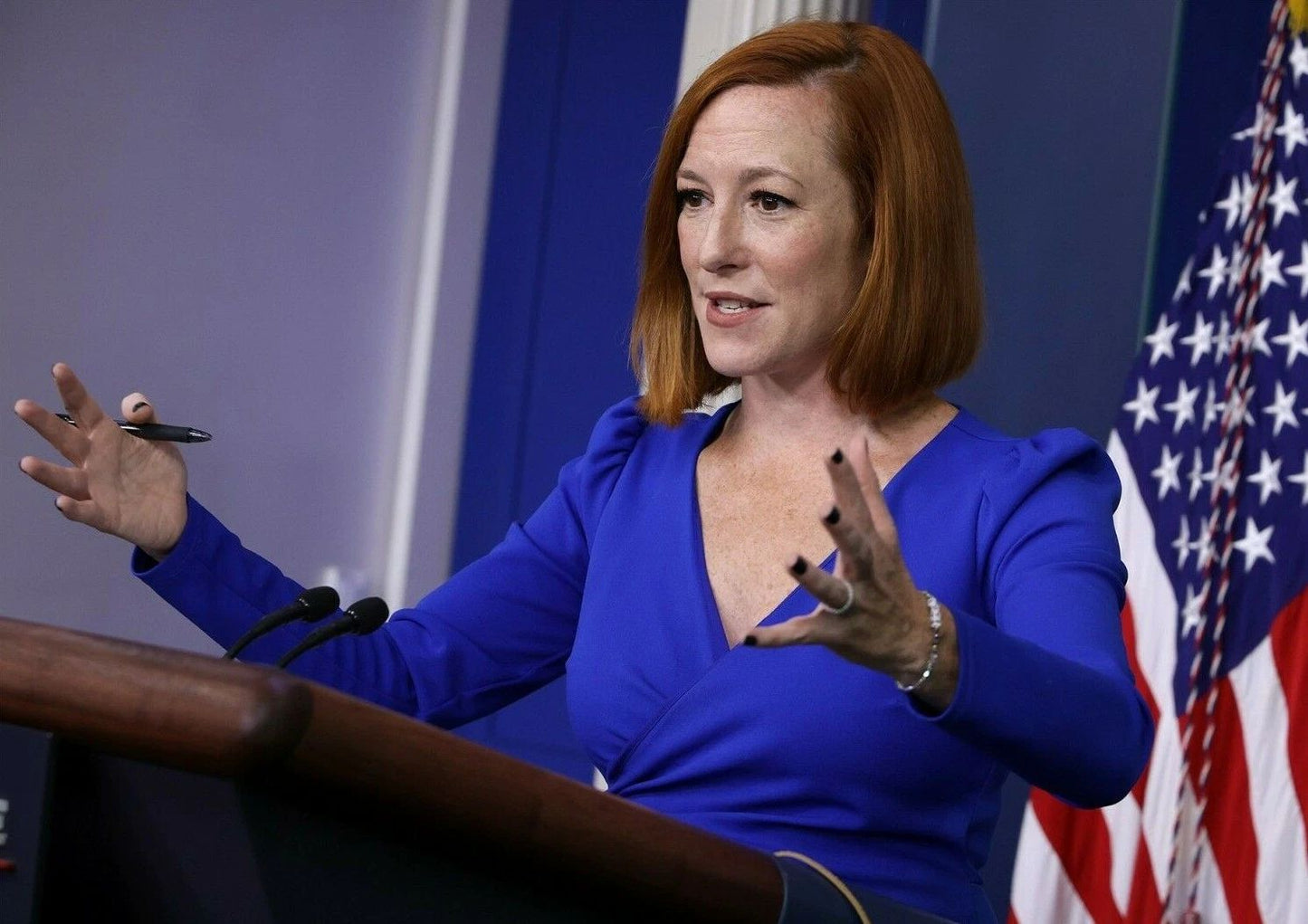White House Press Secretary Jen Psaki Biden Liberal Magnet Picture Magnet Print